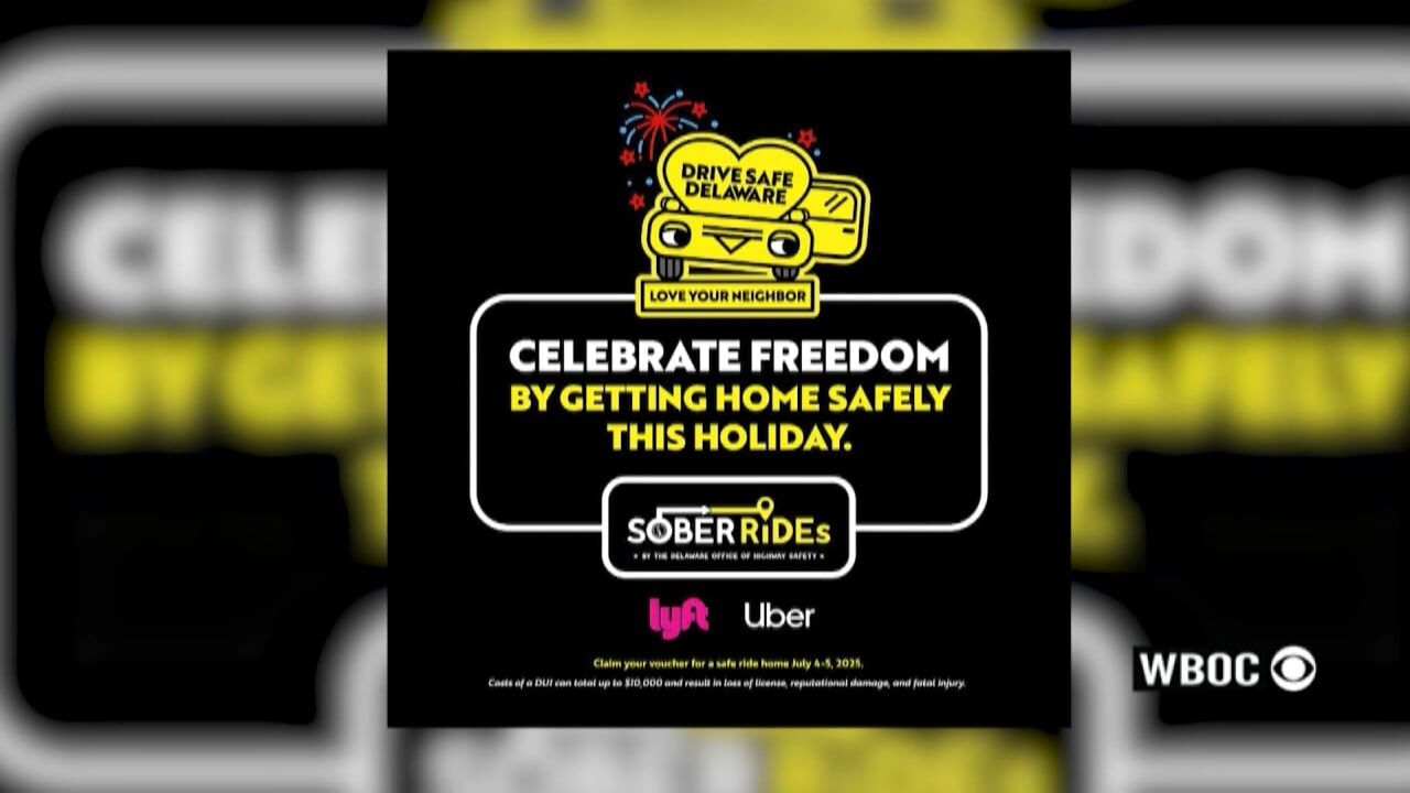 Sober Rides Program Returns for Independence Day in Delaware